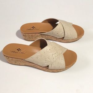 patricia nash luca wedge sandals